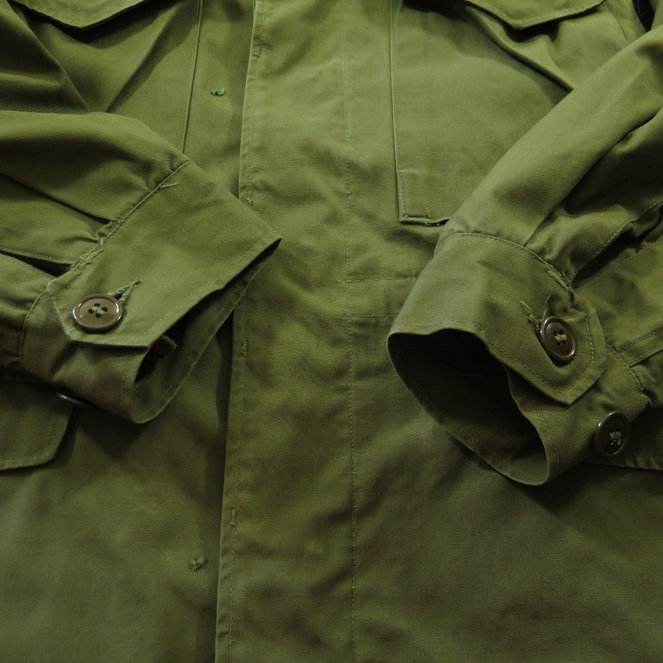 Vintage 50s M-43 Field Jacket S Short OG-107 Military Korea US