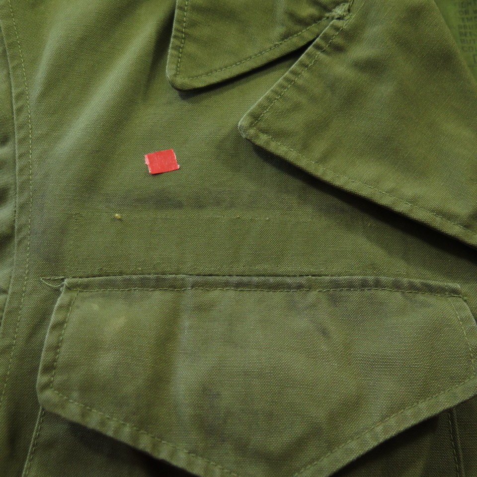 Vintage 50s M-43 Field Jacket S Short OG-107 Military Korea US