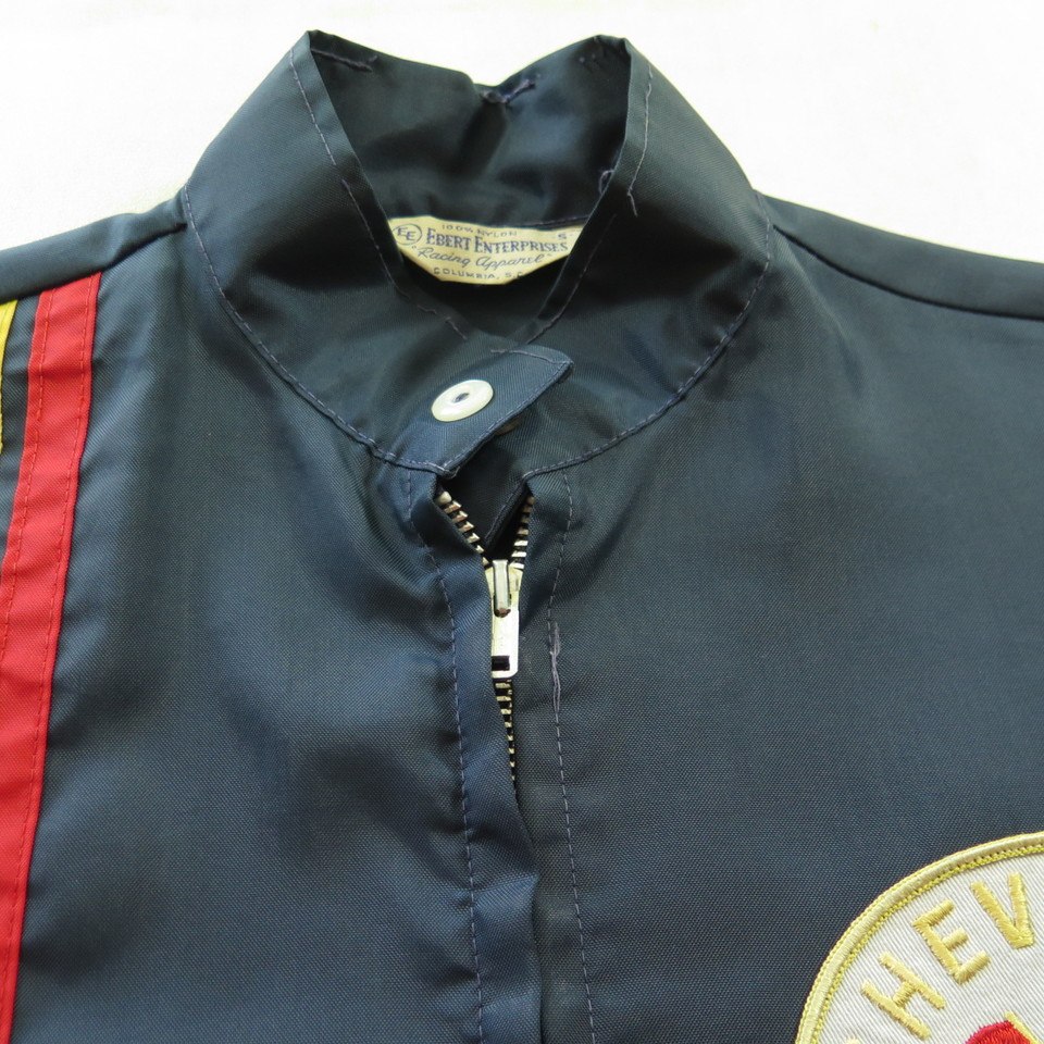Vintage 60s Corvette Racing Jacket Mens S Stripe Chevy