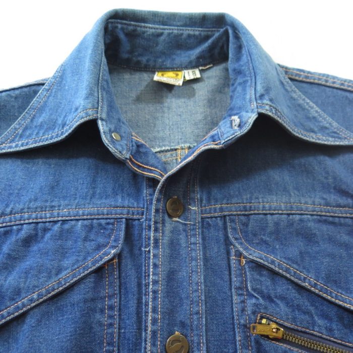 Vintage 70s Hang Ten Denim Shirt Mens M Blue Sanforized | The Clothing ...