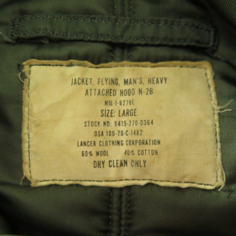 Vintage 70s N2B Parka Mens L Military Snorkel Jacket Vietnam Era Fox