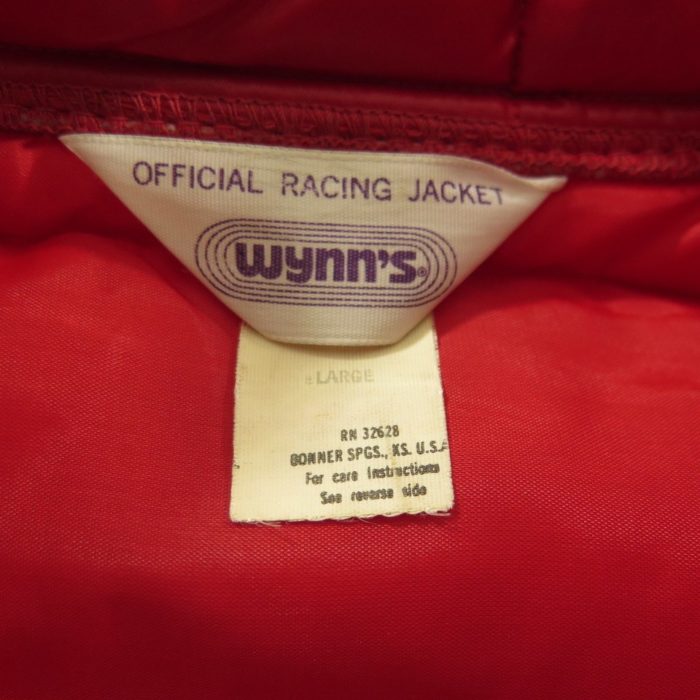70s-Wynns-racing-wet-look-red-jacket-H95C-9