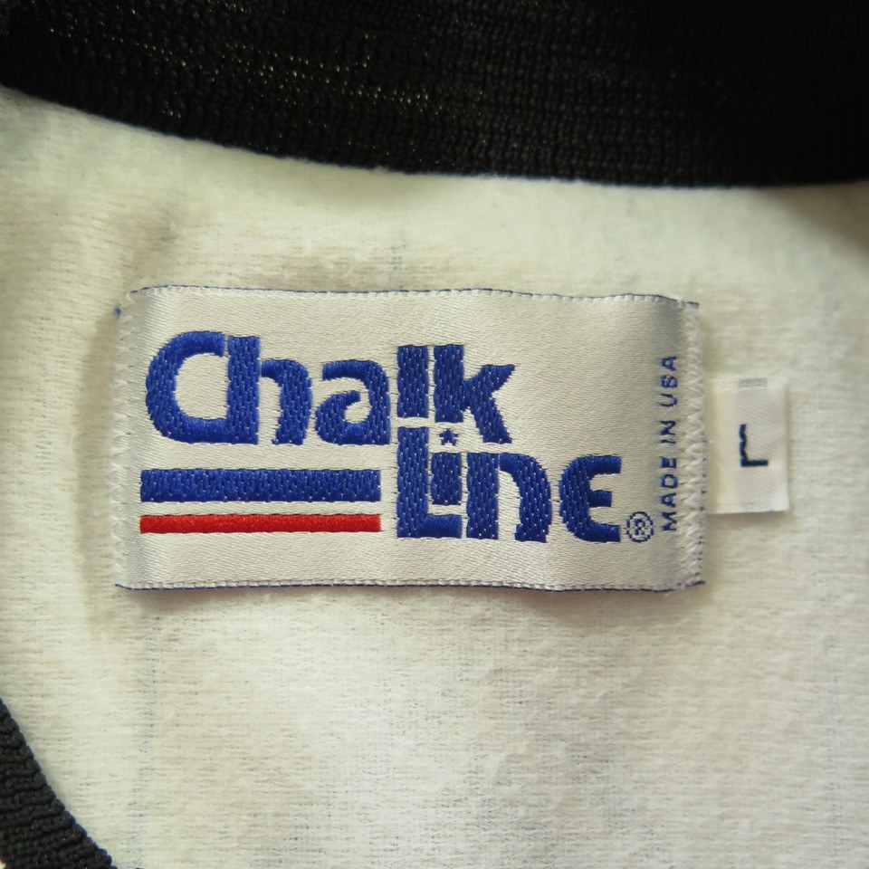 Vintage 80s Chicago White Sox Jacket Large Chalk Line MLB Baseball ...