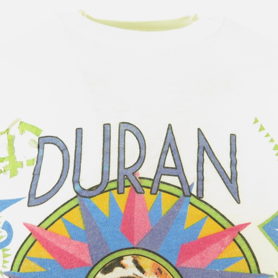 Vintage 80s Duran Duran Band T-Shirt Mens S 1984 US American Tour