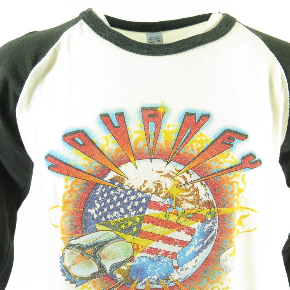 Vintage 80s Journey Band 1983 US World Tour T-Shirt XL Tee Rock