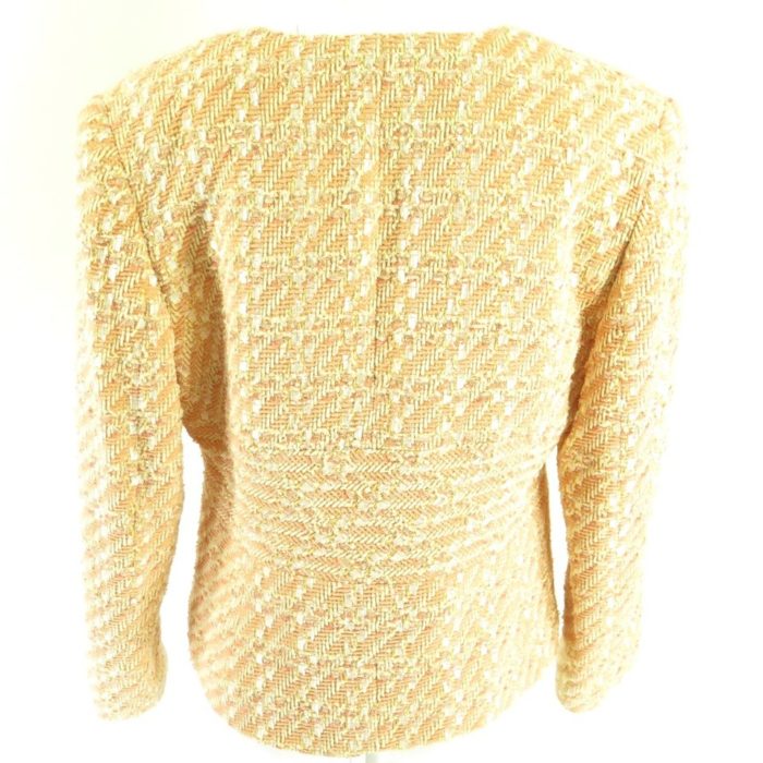 Louis Feraud - Authenticated Jacket - Wool Yellow Plain for Women, Good Condition