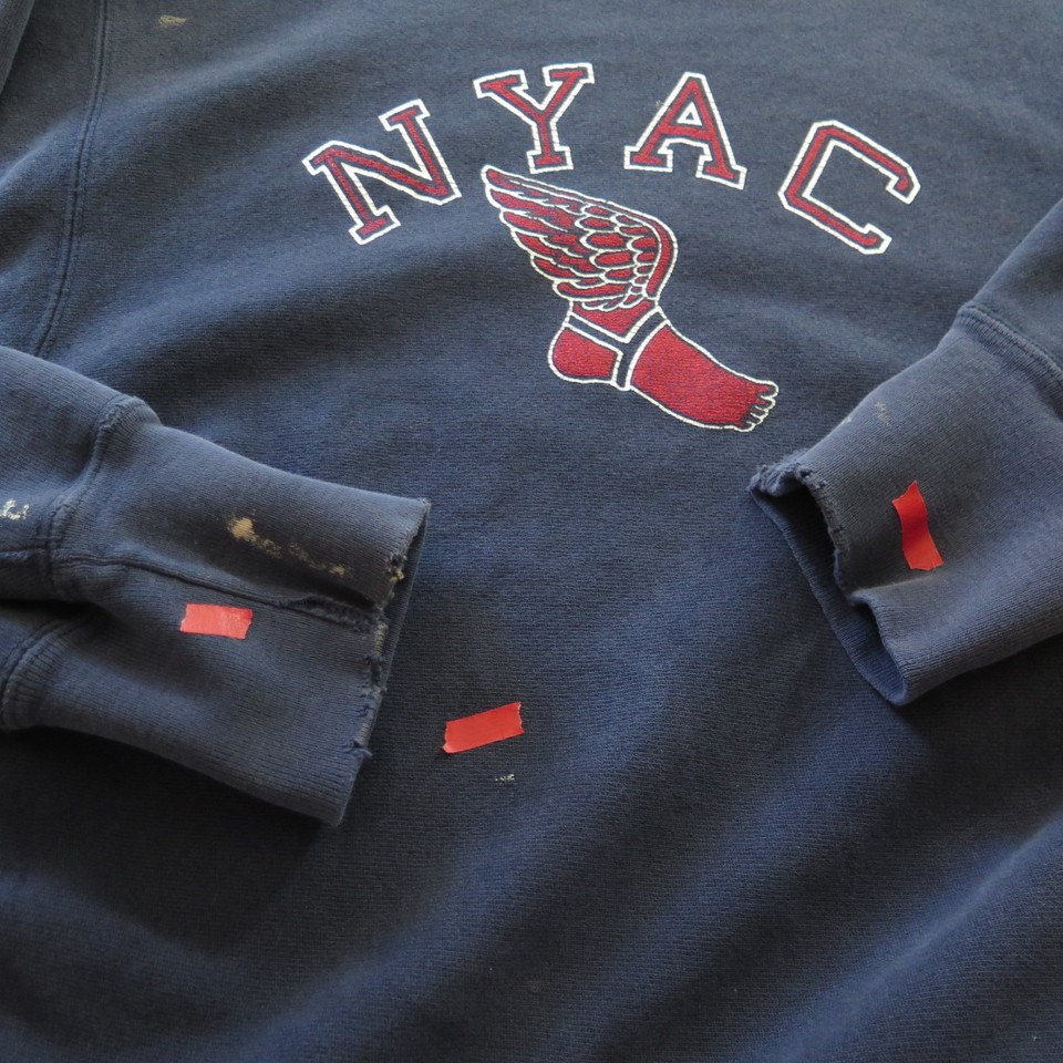 Vintage 90s NYAC P-Wing Champion Sweatshirt Mens M Reverse Weave