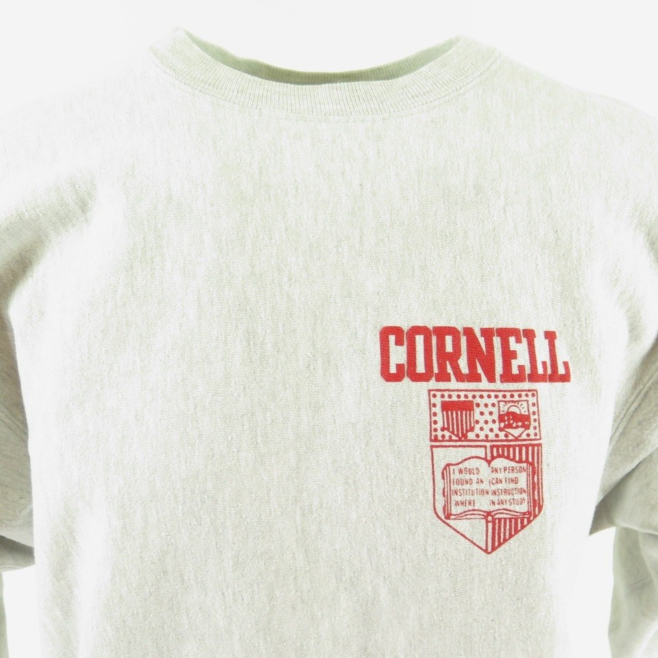 Vintage 90s Cornell University Sweatshirt Champion Reverse Weave Mens ...