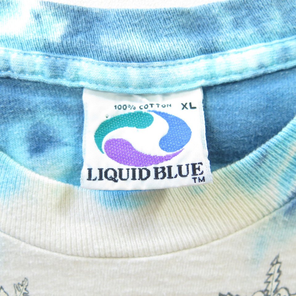 Liquid Blue Men's T-Shirt - White - XL