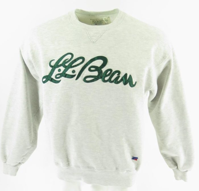 Vintage 80s LL Bean Sweatshirt Mens L Russell Athletic USA Made