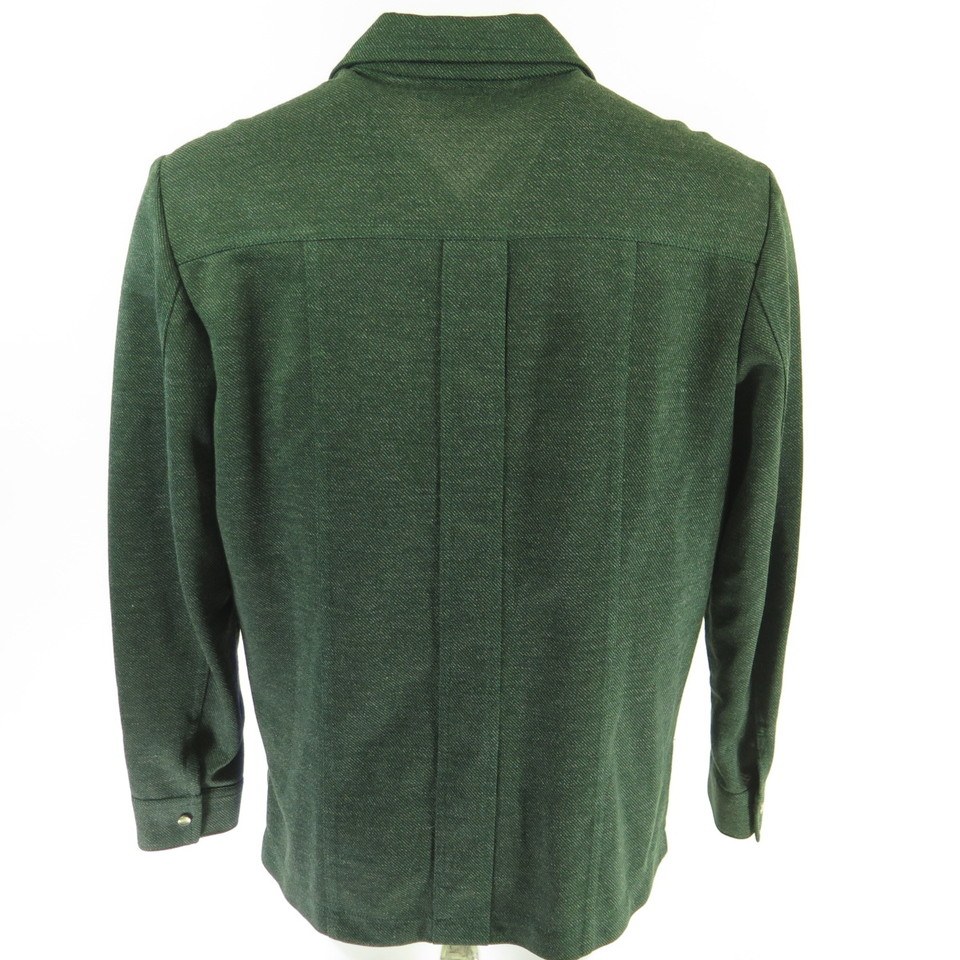 Vintage 60s Lee Western Shirt Mens XL Black Tab Deadstock Green Pearl ...