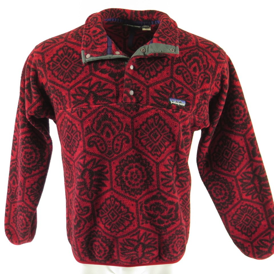 patagonia patterned fleece mens