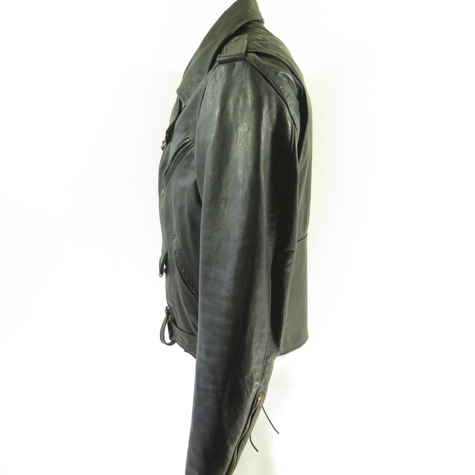 80s BROOKS Single Biker JKT VTG ジャケット・アウター