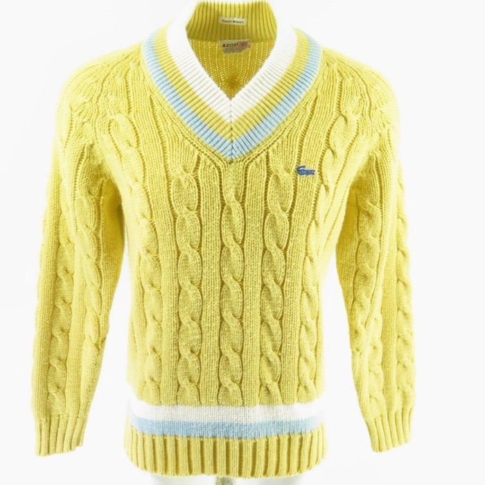 60s-Izod-Lacoste-sweater-mens-cable-knit-I04S-1