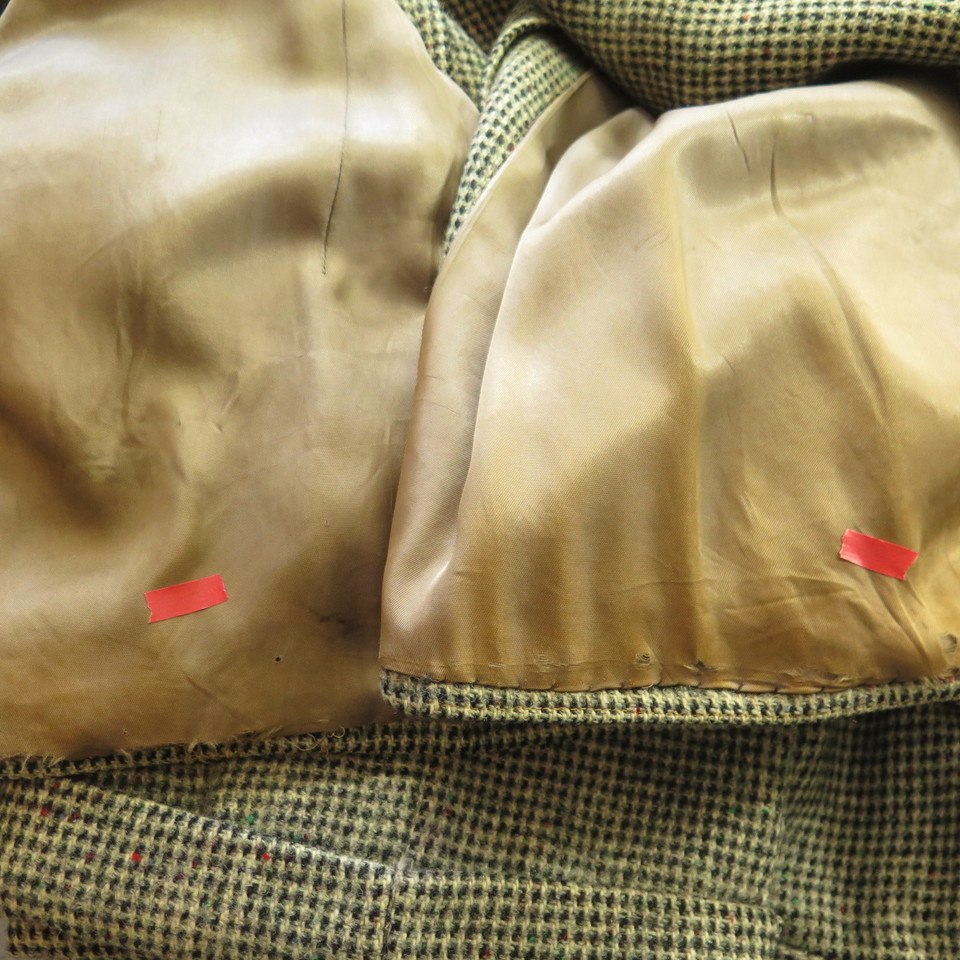 Vintage 60s Harris Tweed 2 Piece Suit Jacket 42 Pants 38 x 31 Scottish ...