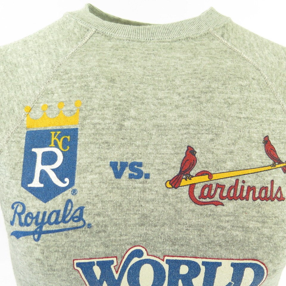 Vintage 80s Royals vs Cardinals Sweatshirt Small Baseball MLB 1985 World  Series