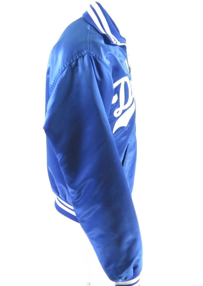 Starter Blue Los Angeles Dodgers Hooded Nylon Full-Zip Jacket