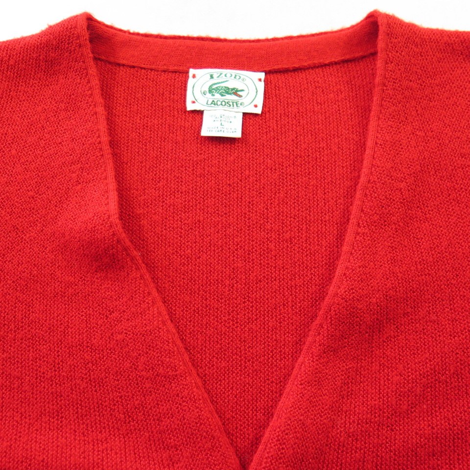 80s-red-lacoste-cardigan-