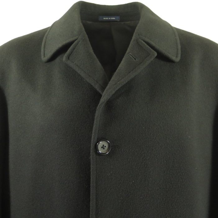 Ralph Ralph Lauren Cashmere Overcoat Mens 46 New Black Wool | The ...