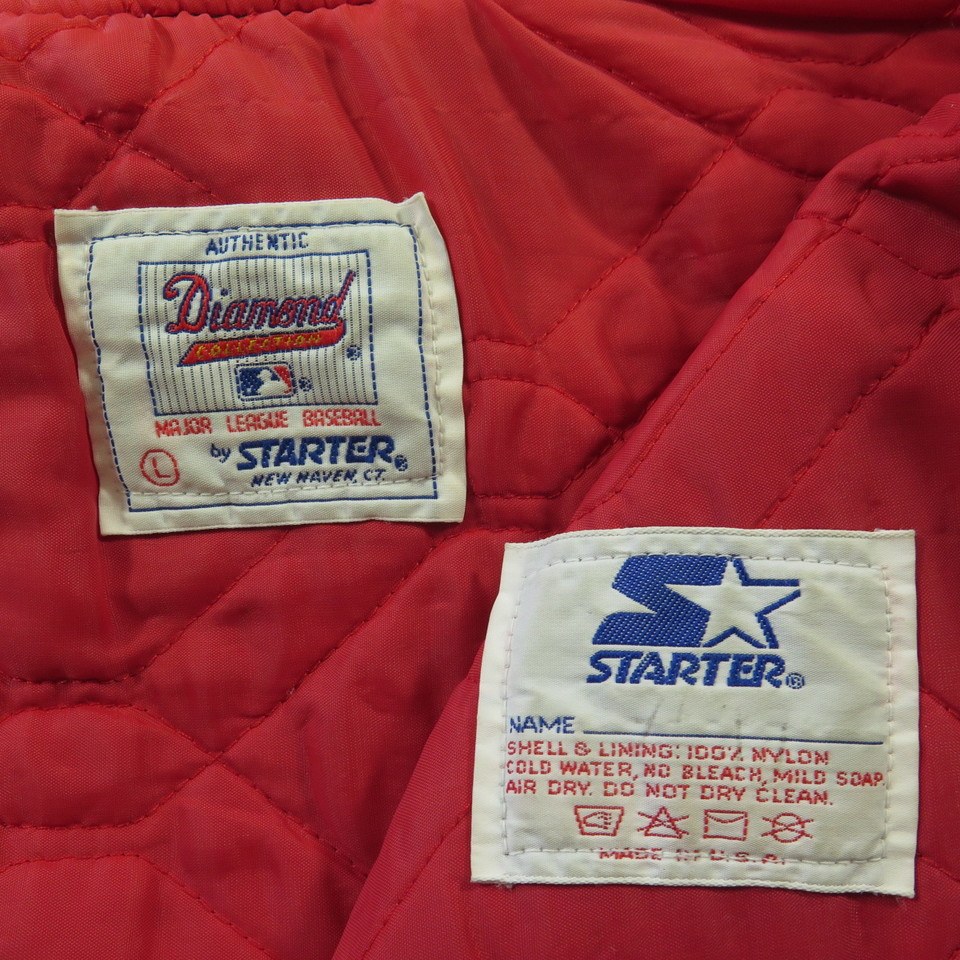Best Laces Out - • Used • Vintage MLB Atlanta Braves Satin Starter