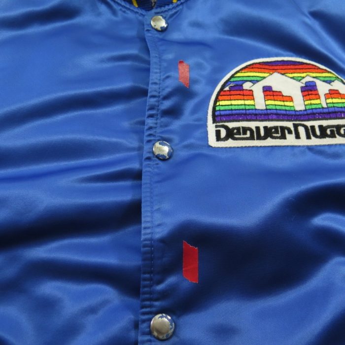Vintage Denver Nuggets Belt Buckle Skyline Logo Rainbow