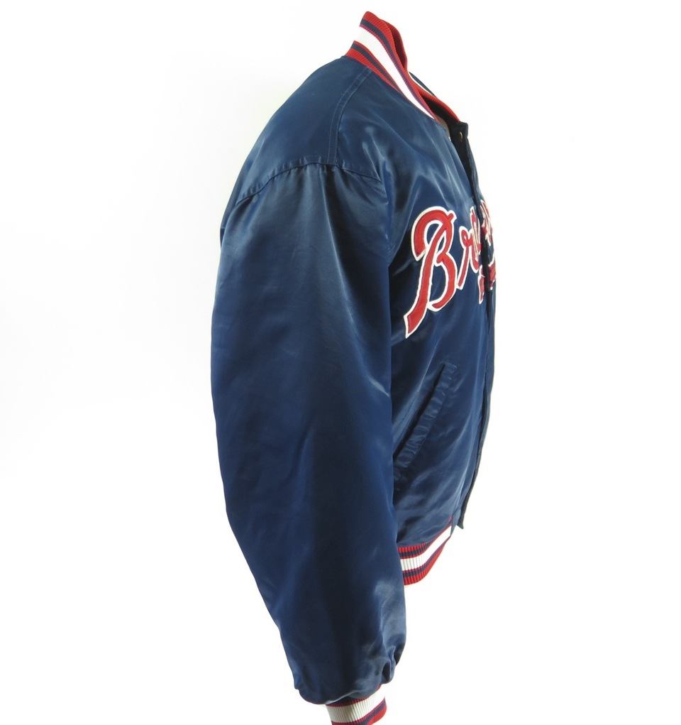 Vintage 80s Atlanta Braves Starter Jacket Braves Satin Jacket