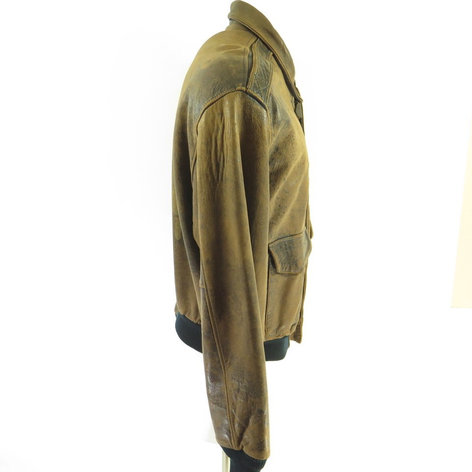 Vintage 80s Sack Time Pin Up Type A-2 Jacket Mens XXL Avirex