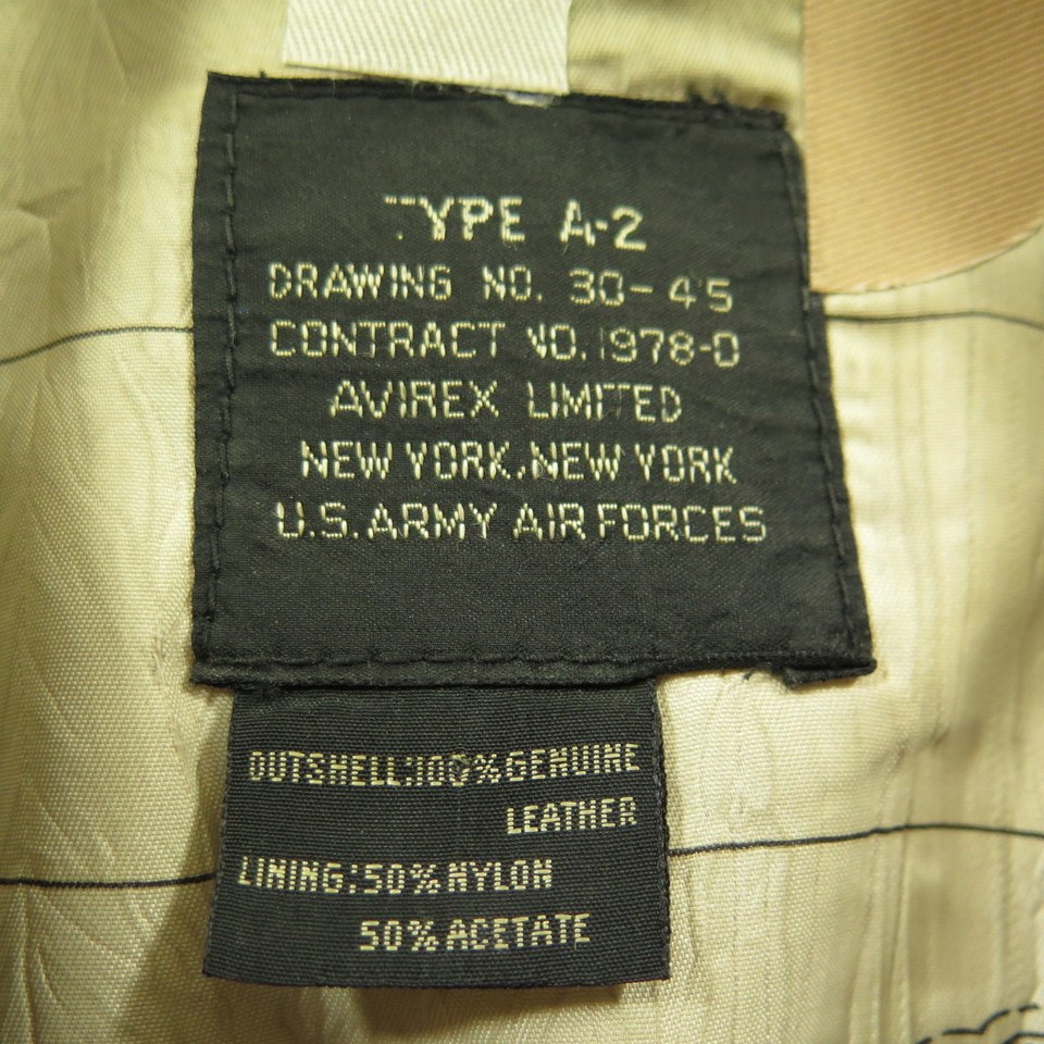 Vintage 80s Sack Time Pin Up Type A-2 Jacket Mens XXL Avirex Flight ...