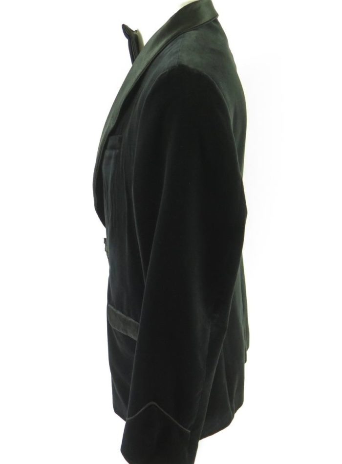 Polo Ralph Lauren Smoking Robe Mens 2XL Black Velvet | The Clothing Vault