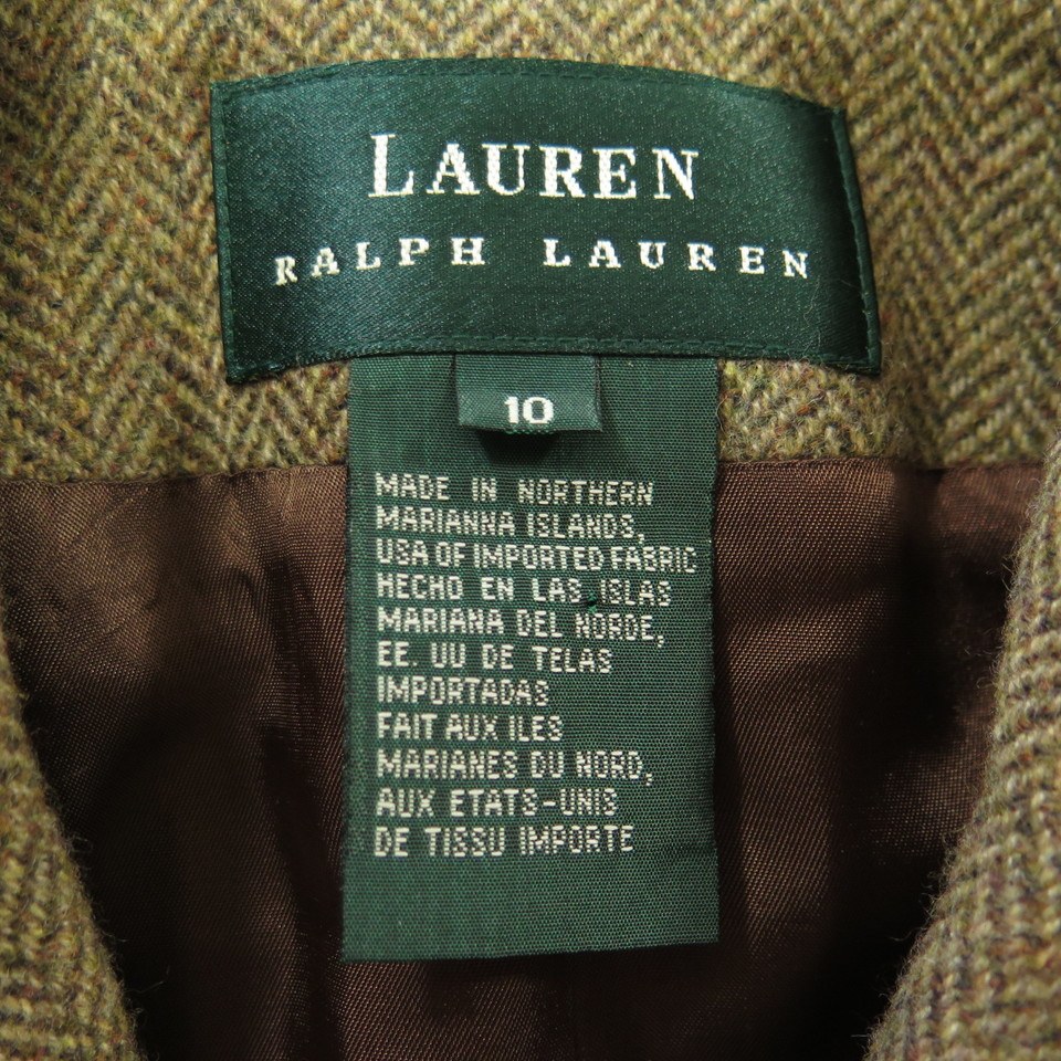 Vintage Ralph Lauren Equestrian Jacket Womens 10 Blazer Suede Lambs ...