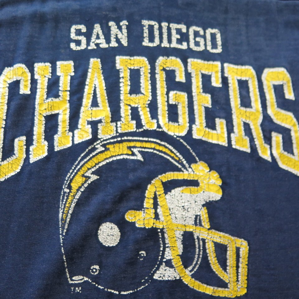 San Diego Chargers Power Vintage Champion Tag 80's Single Stitch