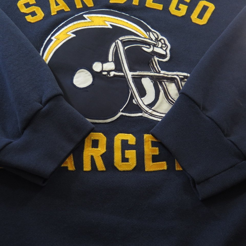 Vintage 90s San Diego Chargers Sweatshirt Mens XXL Football Patches ...