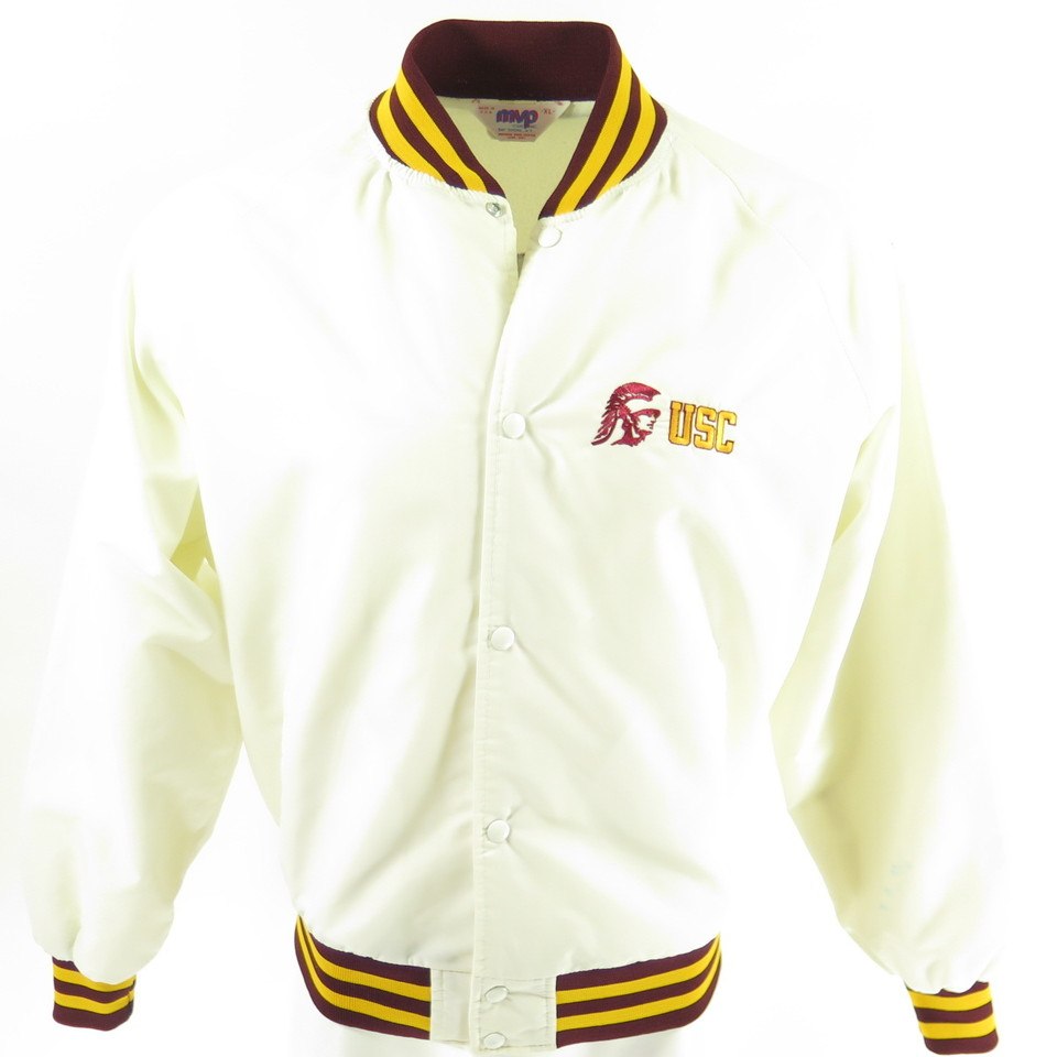 Men's Cardinal/Gold USC Trojans Big & Tall Reversible Satin Full-Zip Jacket