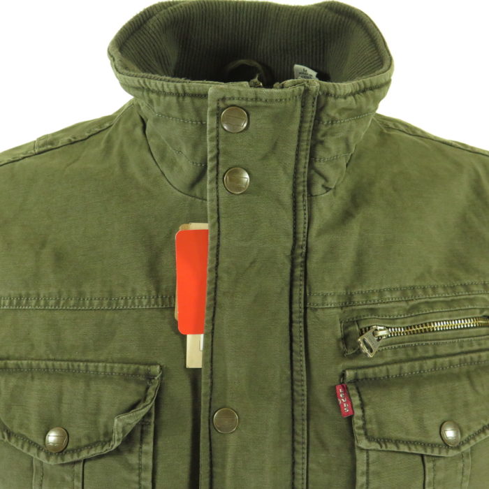 Levis Jacket Mens M Olive Green New Classic Red Tab Quilted Liner | The  Clothing Vault