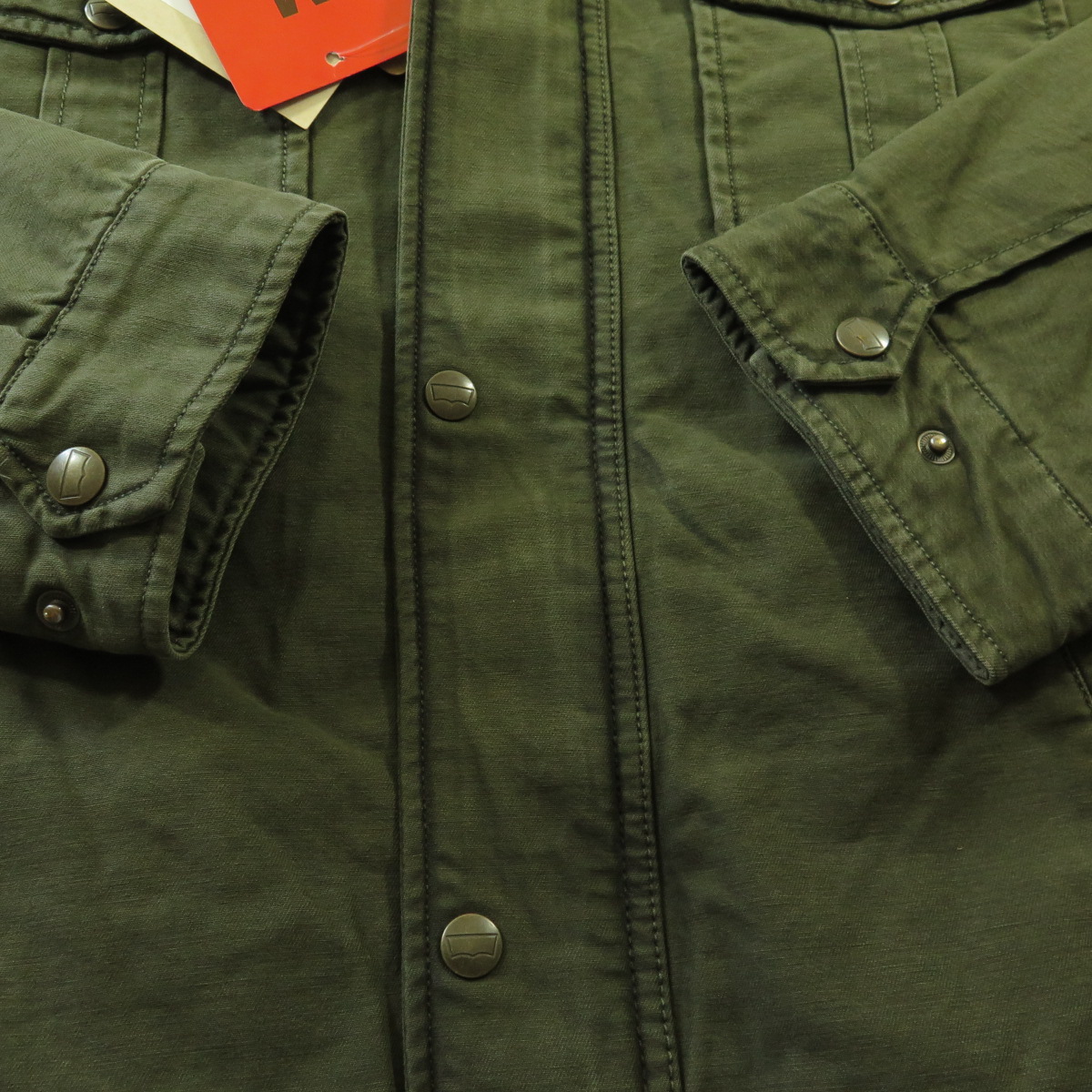 Levis Jacket Mens M Olive Green New Classic Red Tab Quilted Liner | The ...