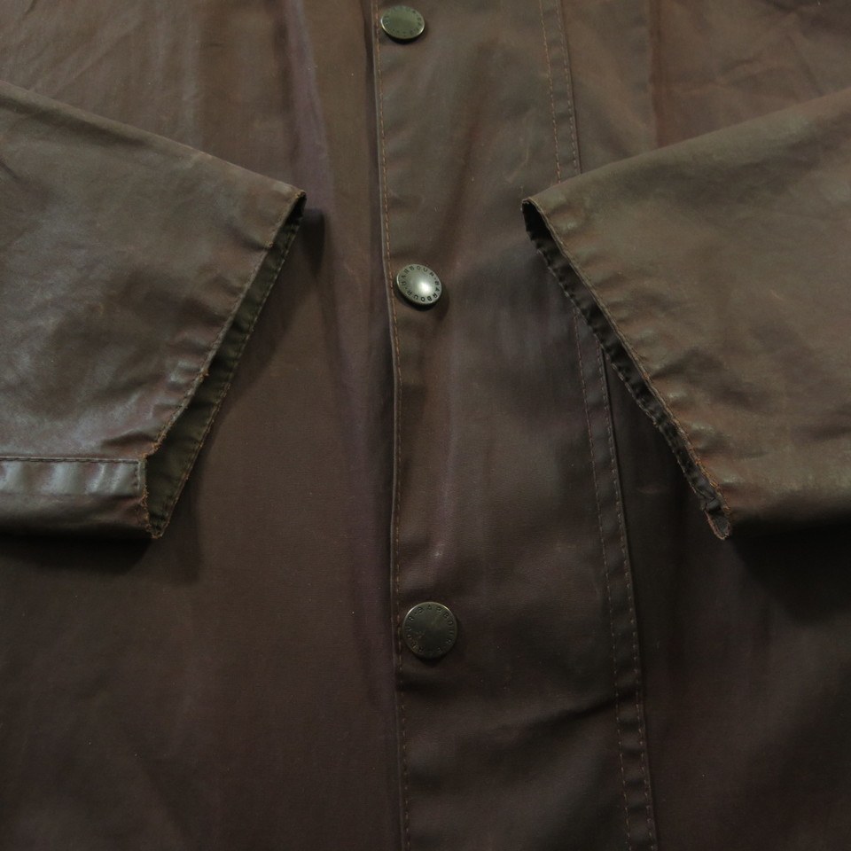 Vintage 80s Tin Cloth Barbour Hunting Jacket Mens XL Beaufort
