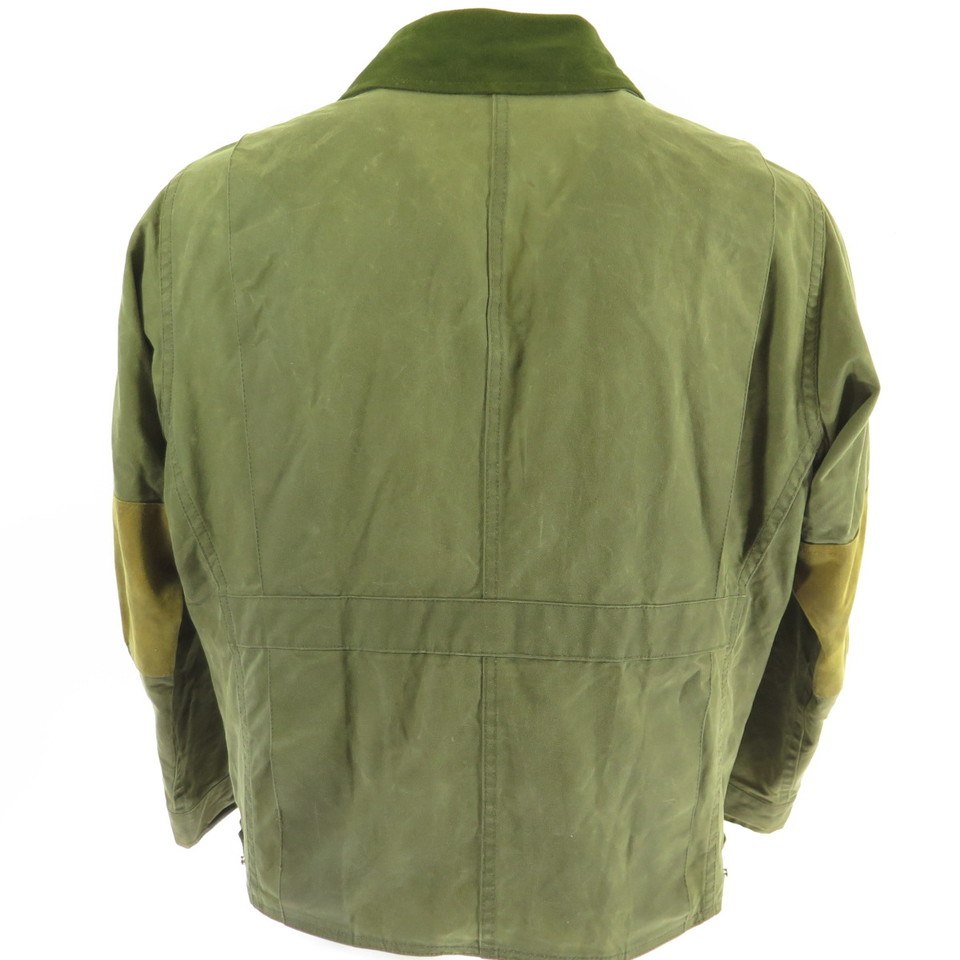 CC Filson Tin Shelter Cloth Jacket Mens M Green Style 423N Canvas ...