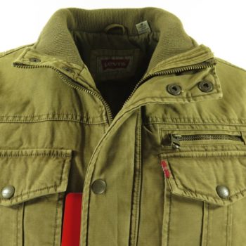 Levis Khaki Jacket Mens M New NWT Red Tag Quilted Liner 100% Authentic ...