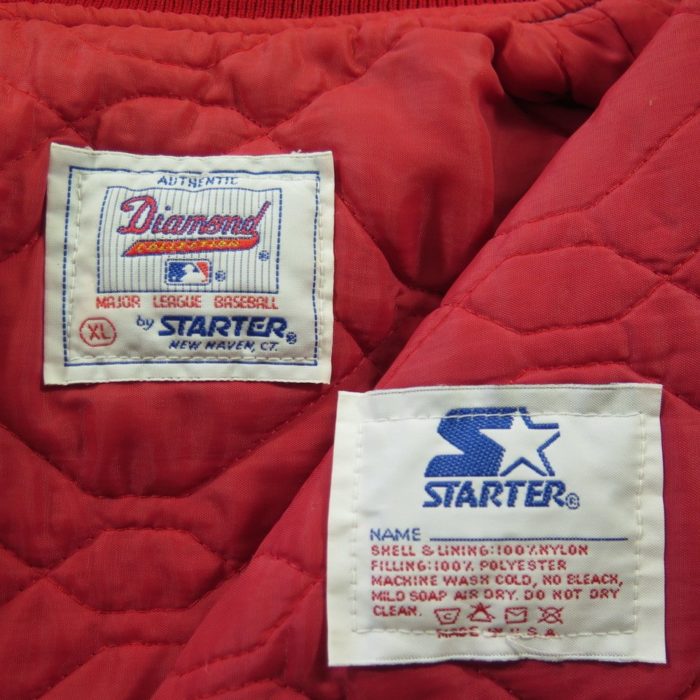Vintage 80s Atlanta Braves Starter Diamond Jacket XL Baseball MLB ...