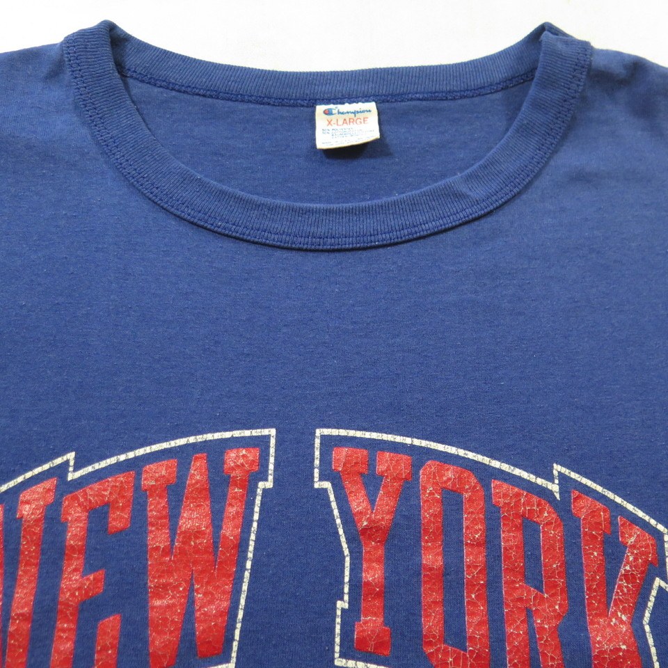 Vintage 80s Giants Champion Sport T-Shirt Mens XL New York