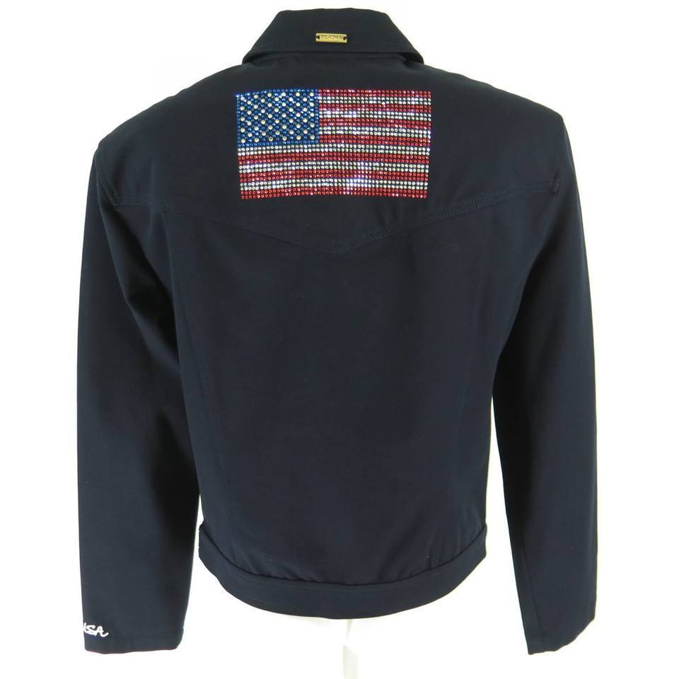 St-John-blue-blazer-jacket-flag-womens-H27G-5