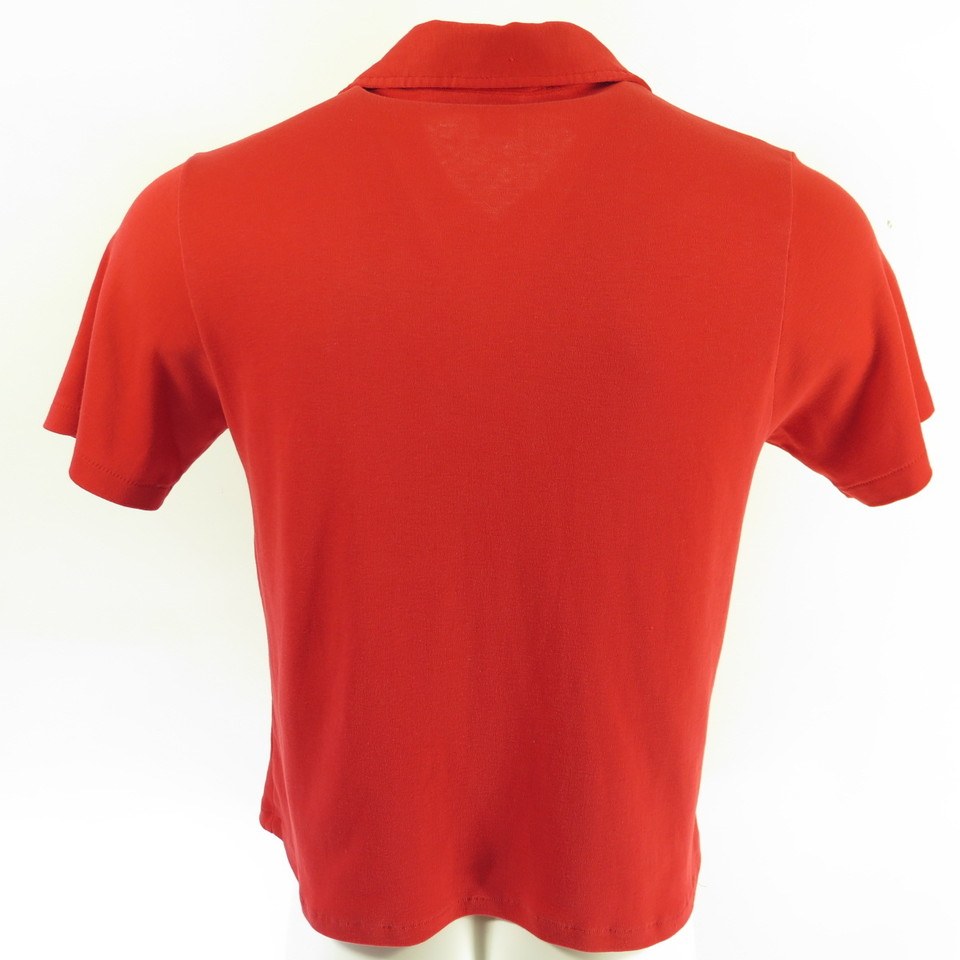 Vintage 60s Hang Ten Polo Shirt Mens XL Red Surf Skate | The Clothing Vault