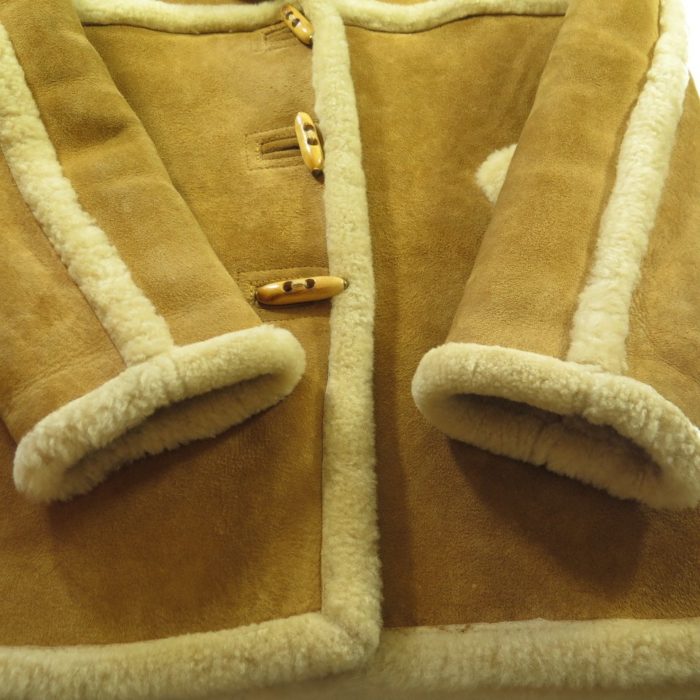 Vintage 80s Matterhorn Sheepskin Jacket Coat Womens 12 or Medium Real ...