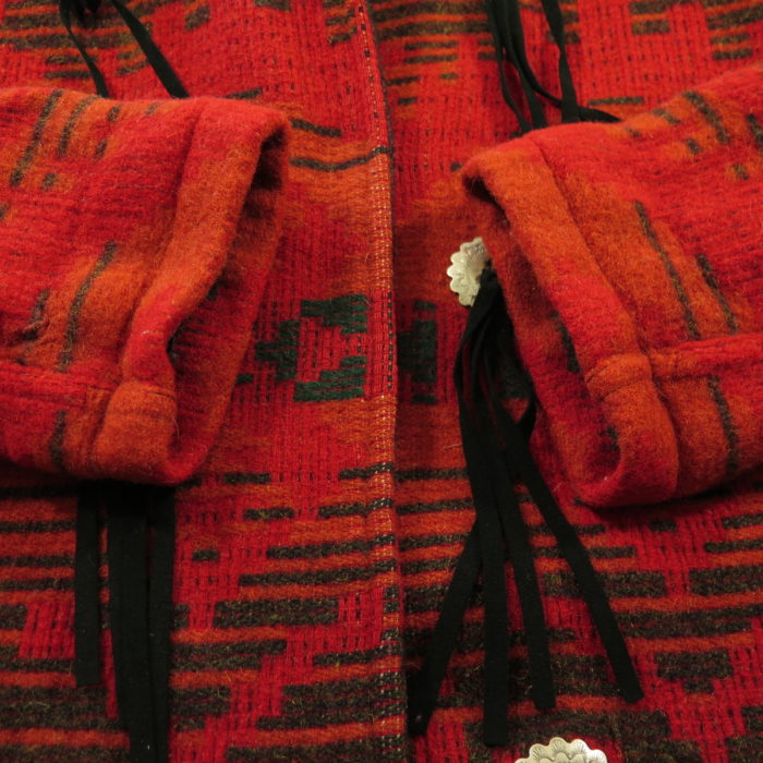 Vintage 80s Southwestern Woolrich Wool Overcoat Mens S Native American ...