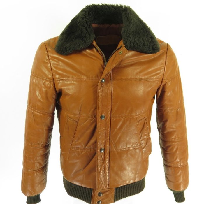william-barry-leather-puffy-jacket-I15T-1