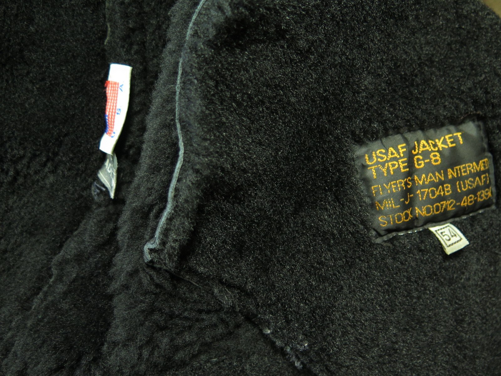 ジャケット・アウター USAF JACKET TYPE G-8 double mouton G-8 Navy Leather Flight Jacket_from US AUTHENTIC
