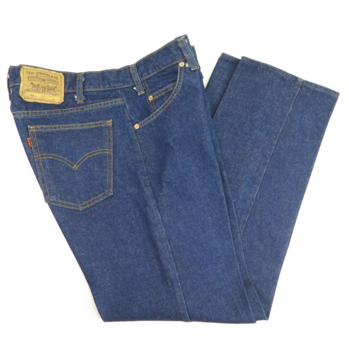 Vintage 80s Levi Strauss Denim Jeans Mens 34 x 31 USA Made Orange Tab ...