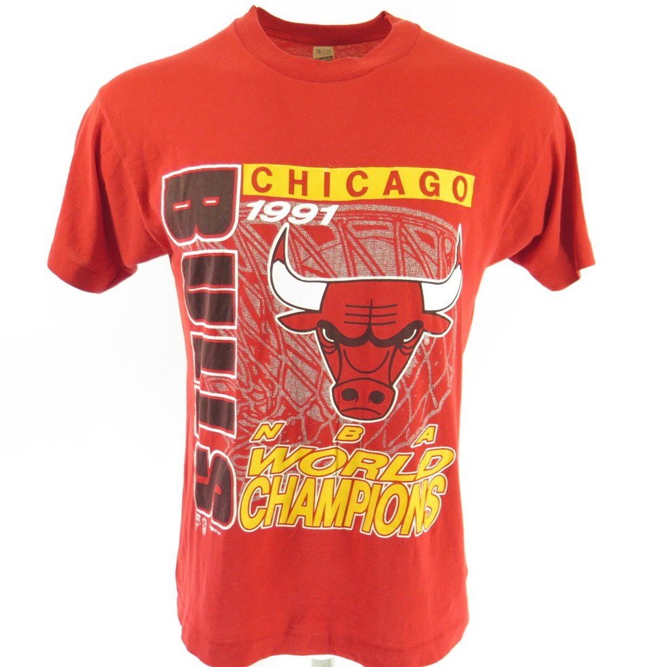 Vintage 90s Clothing NBA Chicago Bulls Champion Men Size XXL / 