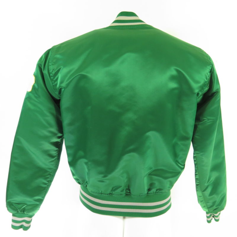 Vintage 80s Boston Celtics Starter Jacket M NBA Basketball Nylon Satin ...