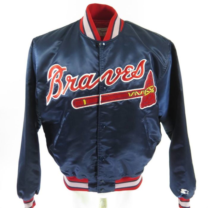 vintage braves starter jacket